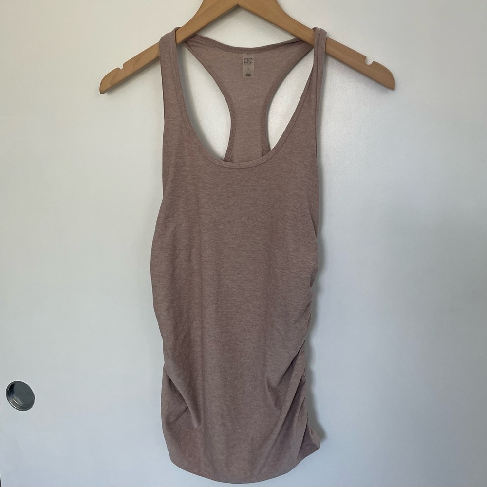 Beyond the Bump Pink Racerback Tank Size Small